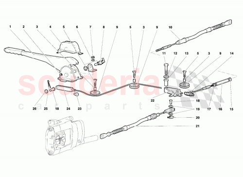 Part Diagram for Lamborghini 003332762