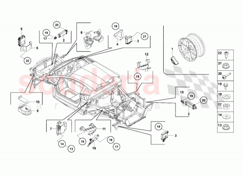 Part Diagram for Lamborghini 470998161