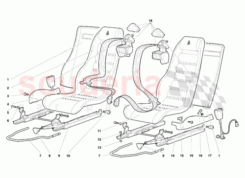 Part Diagram for Lamborghini 009435229