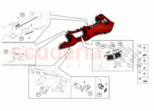 Part Diagram for Lamborghini 471857922D