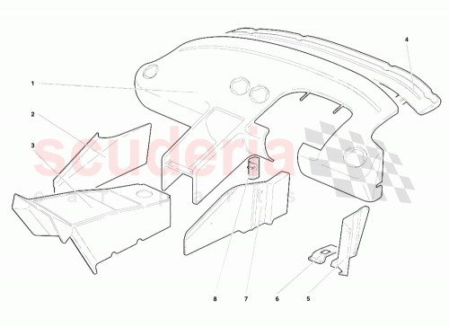 Part Diagram for Lamborghini 9458453