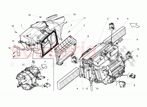 Part Diagram for Lamborghini 4F0898438C
