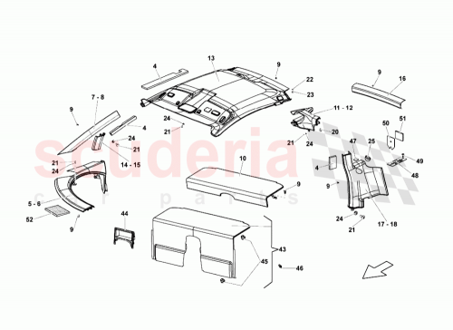Part Diagram for Lamborghini WHT005881