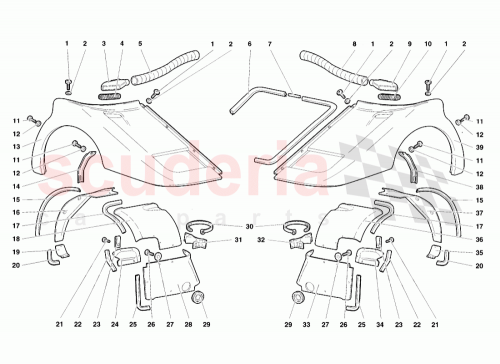 Part Diagram for Lamborghini 009411425