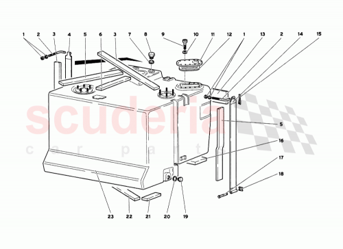 Part Diagram for Lamborghini 0062005022