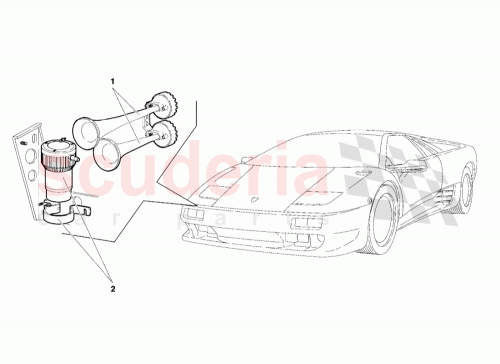 Part Diagram for Lamborghini 005931906