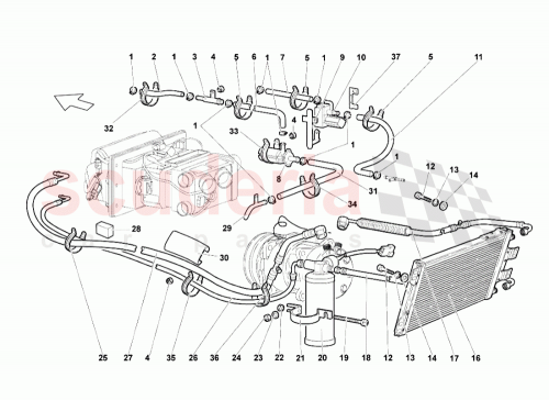 Part Diagram for Lamborghini 413260709A