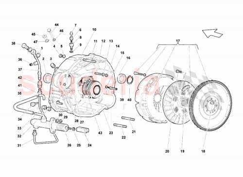 Part Diagram for Lamborghini 086301138