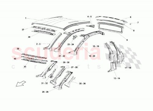 Part Diagram for Lamborghini 418817369