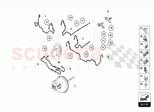 Part Diagram for Lamborghini 4T0614724D