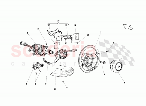 Part Diagram for Lamborghini 400953561H