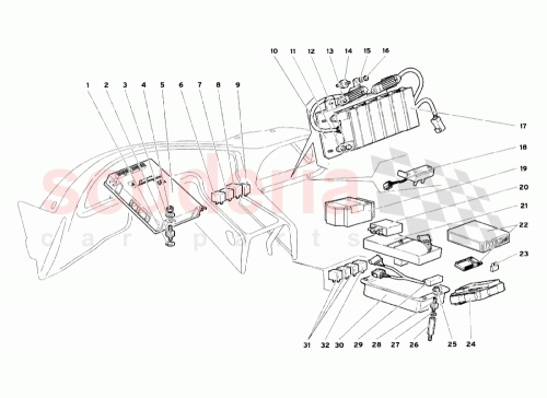 Part Diagram for Lamborghini 00603007