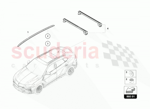 Part Diagram for Lamborghini 4ML860022B3Q7