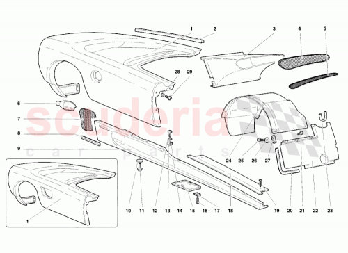 Part Diagram for Lamborghini 009410011
