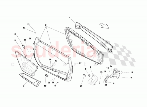 Part Diagram for Lamborghini 400867196D