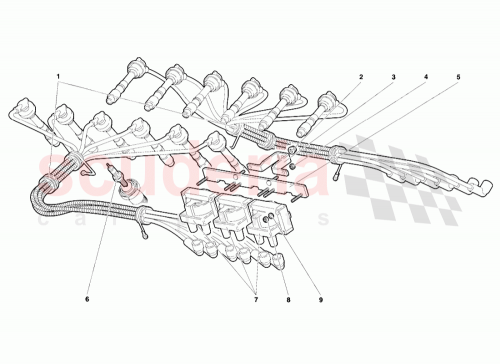 Part Diagram for Lamborghini 001636954
