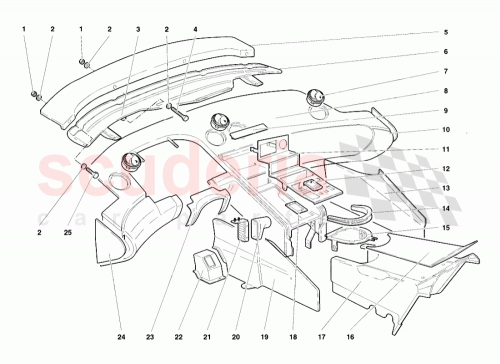 Part Diagram for Lamborghini 009958601