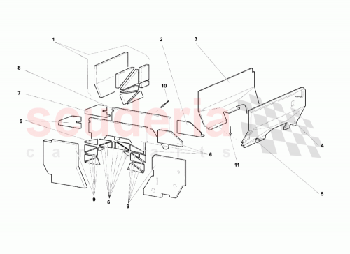 Part Diagram for Lamborghini 418103764A