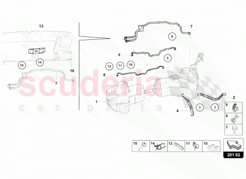 Part Diagram for Lamborghini 701947149A