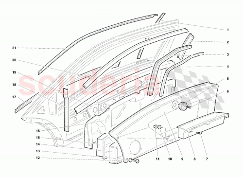 Part Diagram for Lamborghini 009421415