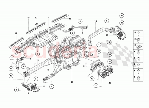 Part Diagram for Lamborghini 470819794
