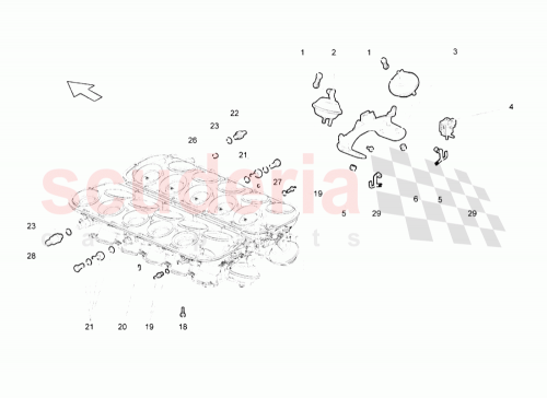 Part Diagram for Lamborghini 07L907332A