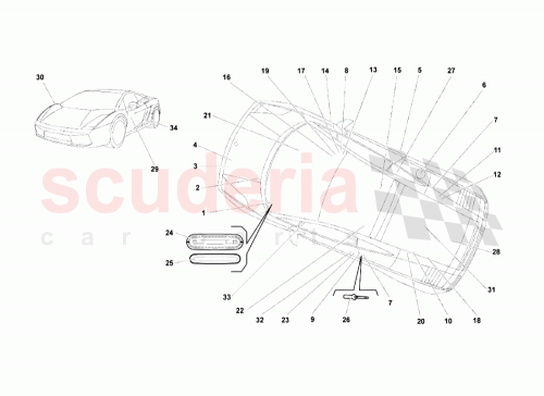 Part Diagram for Lamborghini 400010523