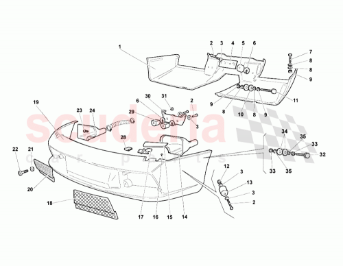 Part Diagram for Lamborghini 008200804