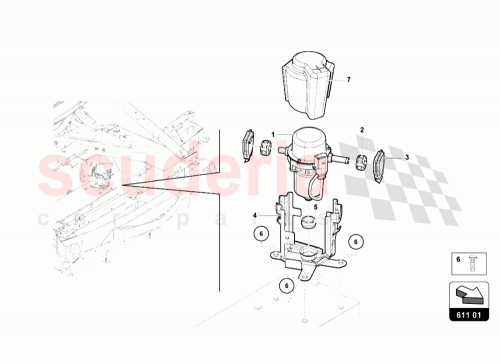 Part Diagram for Lamborghini 470927347