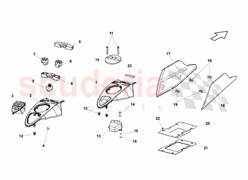 Part Diagram for Lamborghini 400863343B