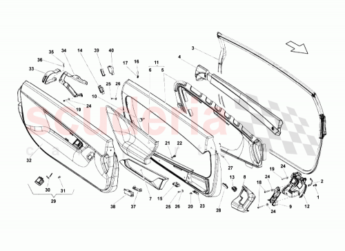 Part Diagram for Lamborghini 8N0919238