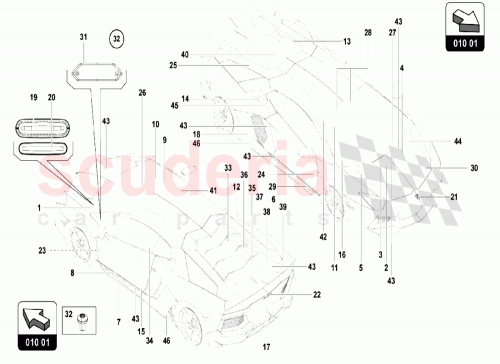 Part Diagram for Lamborghini 472010519