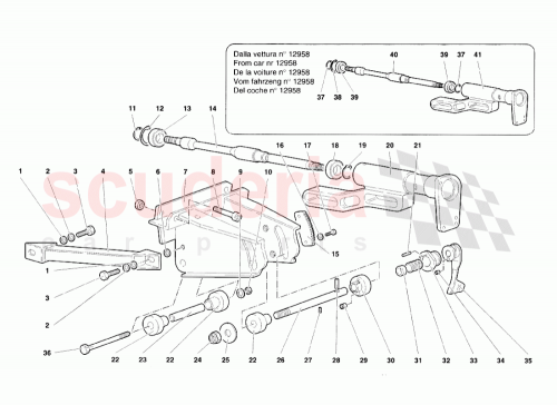 Part Diagram for Lamborghini 004338286