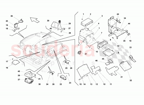 Part Diagram for Lamborghini 400971107A