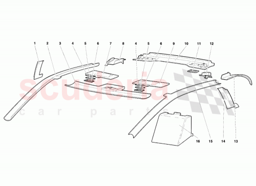 Part Diagram for Lamborghini 009458443