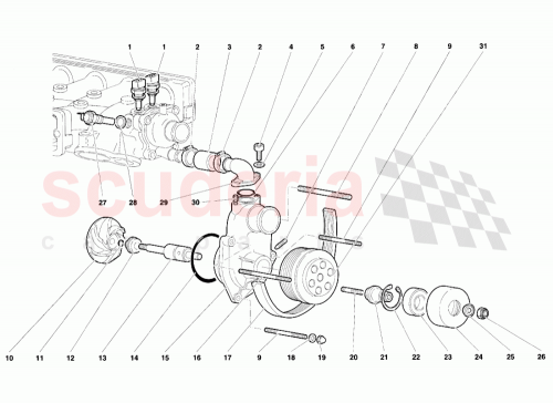 Part Diagram for Lamborghini 001726539