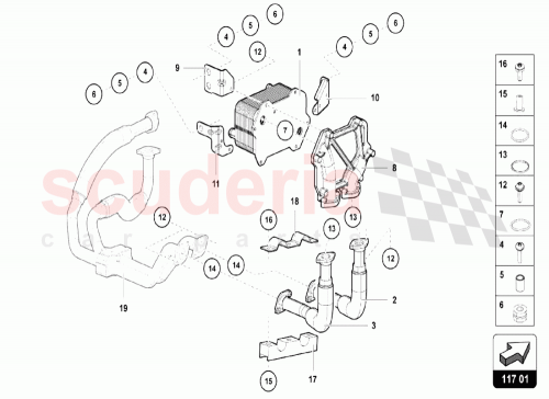 Part Diagram for Lamborghini 07M121585