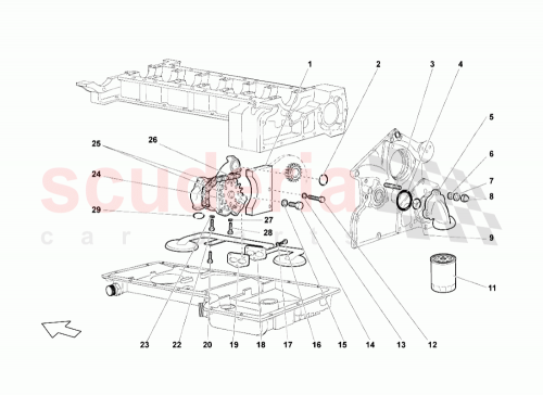 Part Diagram for Lamborghini N01024230