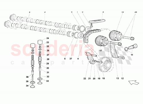 Part Diagram for Lamborghini 07M109305H