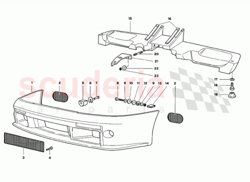 Part Diagram for Lamborghini 008933804