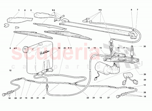 Part Diagram for Lamborghini 009420228