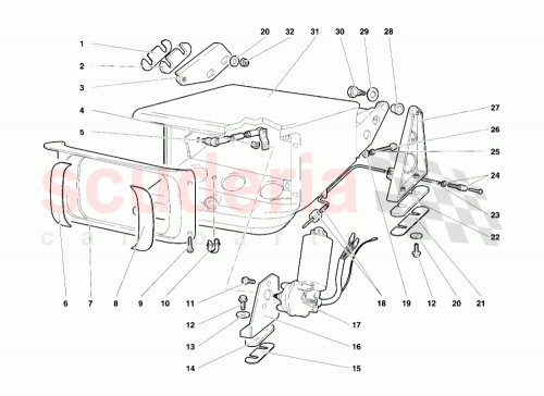 Part Diagram for Lamborghini 009444129
