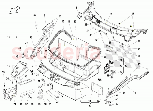 Part Diagram for Lamborghini 400863362AR