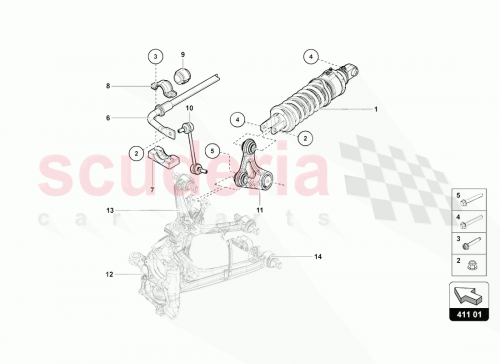 Part Diagram for Lamborghini 470412019AE