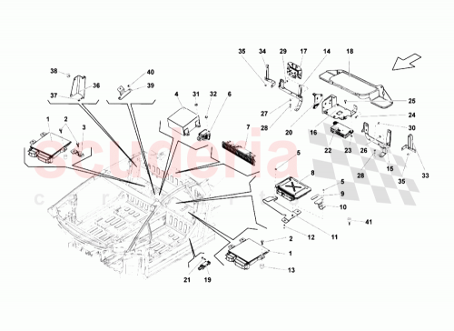 Part Diagram for Lamborghini N150825