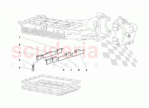 Part Diagram for Lamborghini 001833282