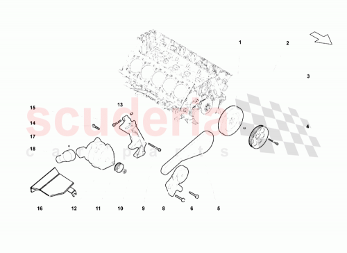 Part Diagram for Lamborghini N91025301
