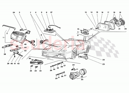 Part Diagram for Lamborghini 006338269