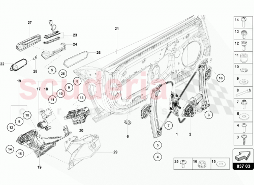 Part Diagram for Lamborghini 470837522A