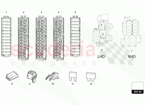 Part Diagram for Lamborghini N10261510